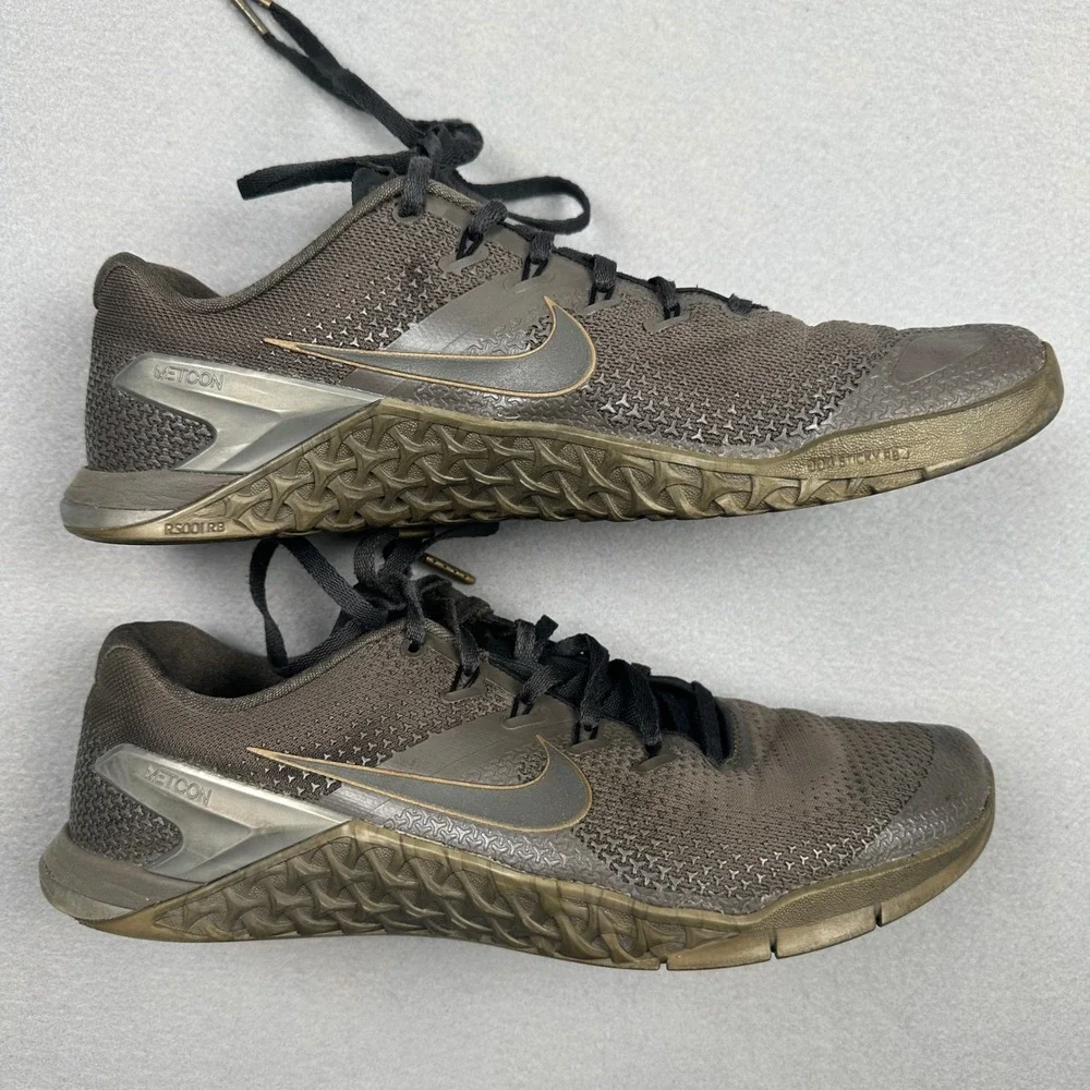 Nike Metcon 4 Mens Training Shoes Olive Green AJ3276-200 Size 10.5